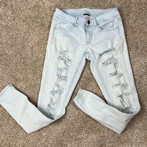 American Eagle super Low Rise Jeggings size 4